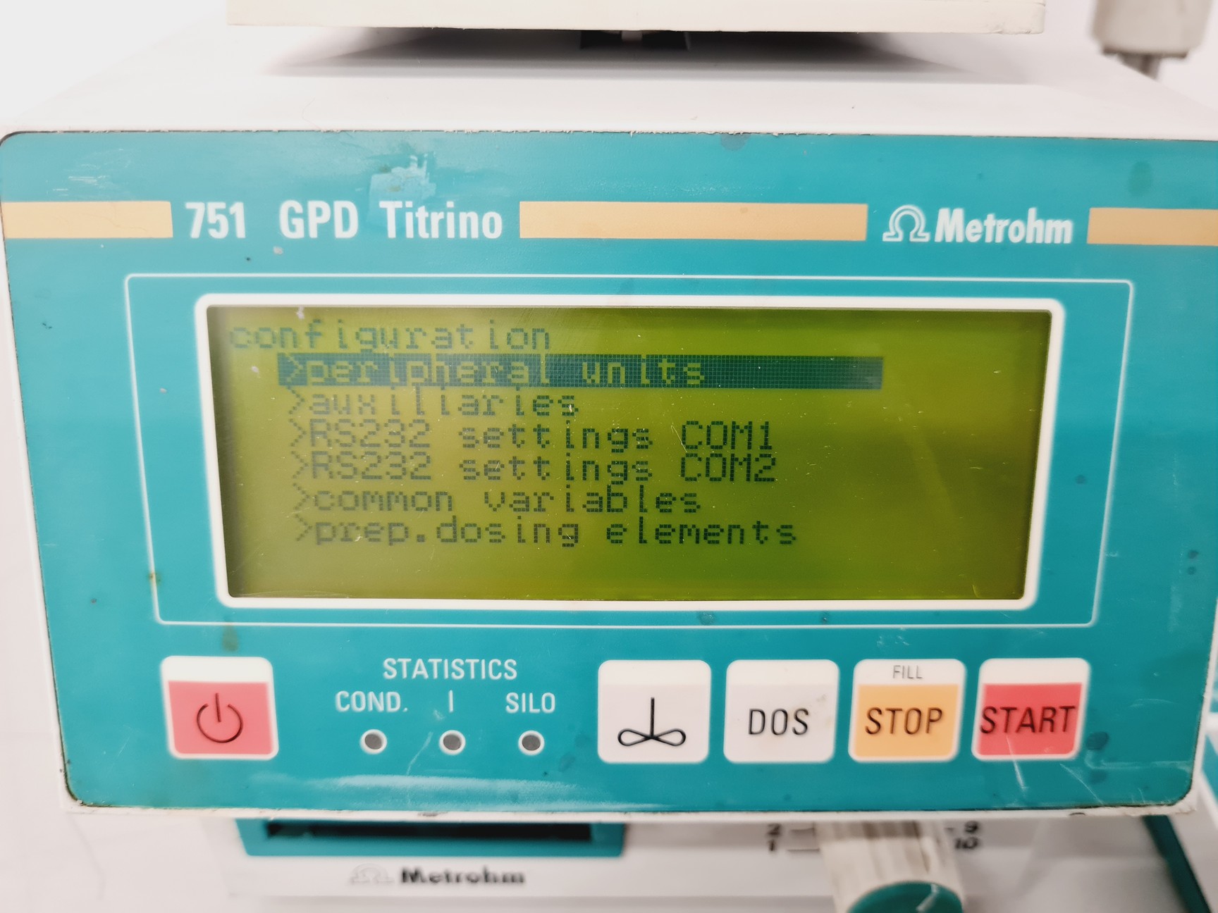 Image of Metrohm 751 GDP Titrino with 751 GDP Titrino Keyboard - Spares/Repair Lab