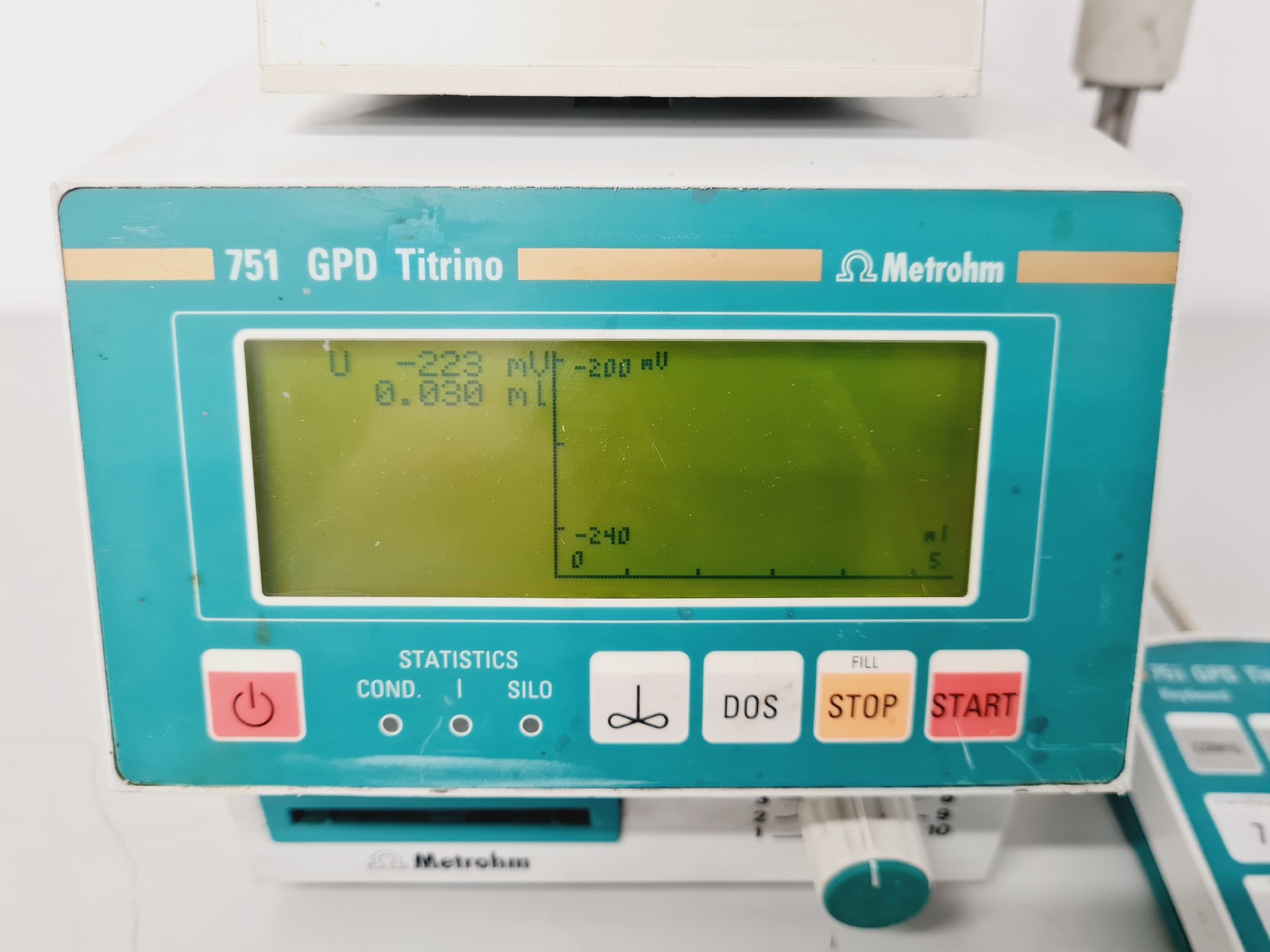 Image of Metrohm 751 GDP Titrino with 751 GDP Titrino Keyboard - Spares/Repair Lab