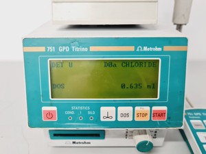 Thumbnail image of Metrohm 751 GDP Titrino with 751 GDP Titrino Keyboard - Spares/Repair Lab