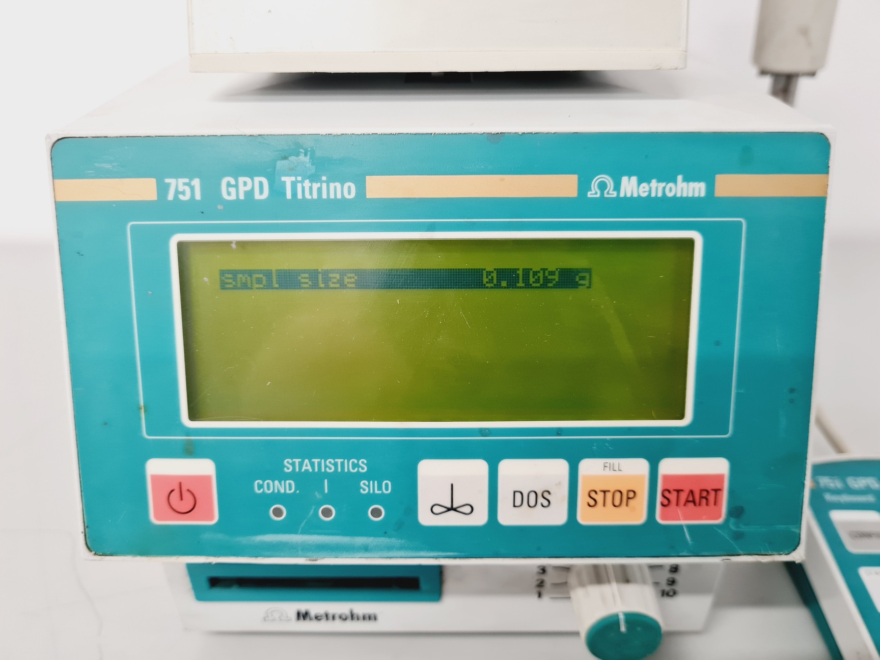 Image of Metrohm 751 GDP Titrino with 751 GDP Titrino Keyboard - Spares/Repair Lab