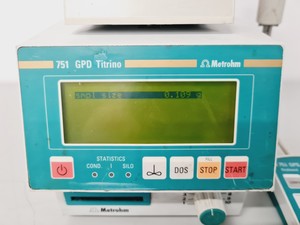 Thumbnail image of Metrohm 751 GDP Titrino with 751 GDP Titrino Keyboard - Spares/Repair Lab