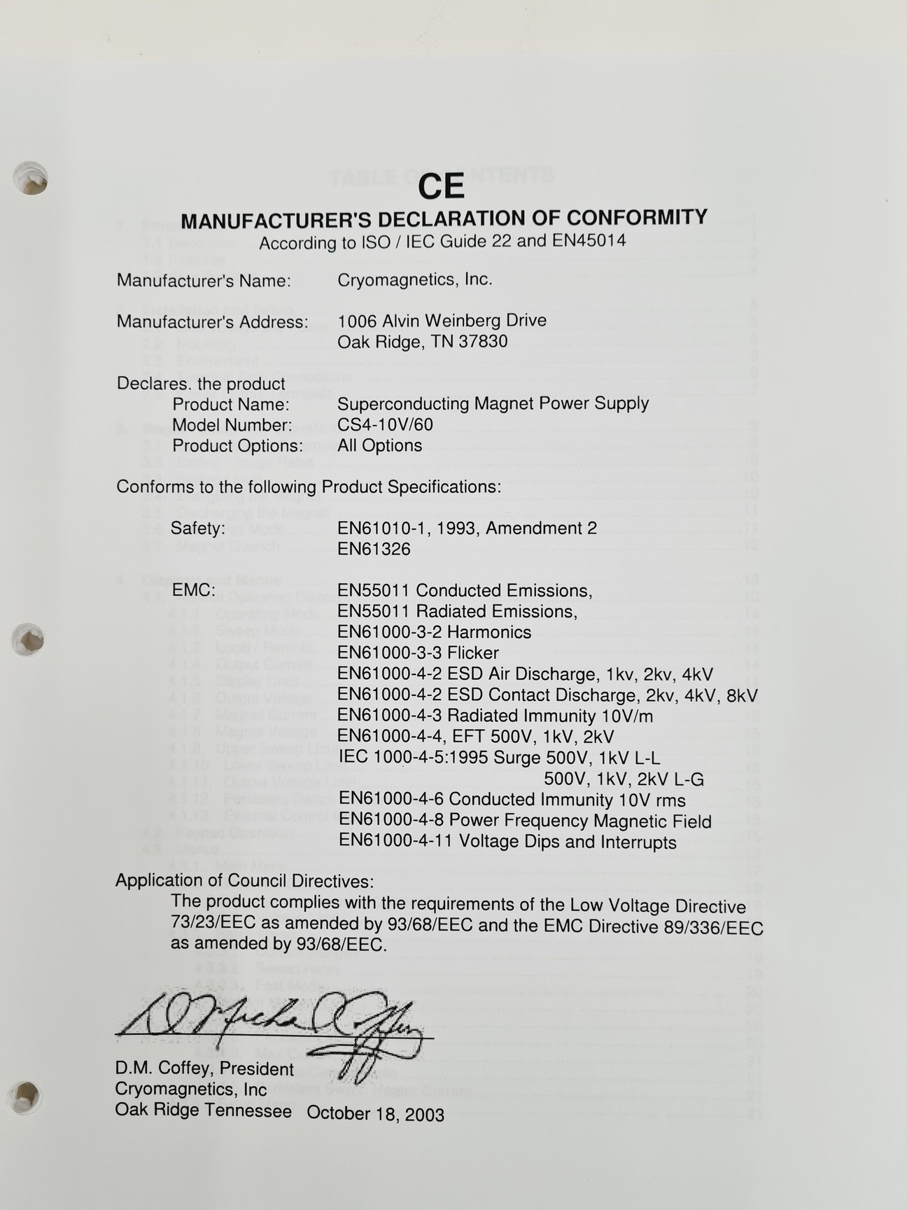 Image of Cryomagnetics Inc Model CS-4 Bipolar Superconducting Magnet Power Supply 115v