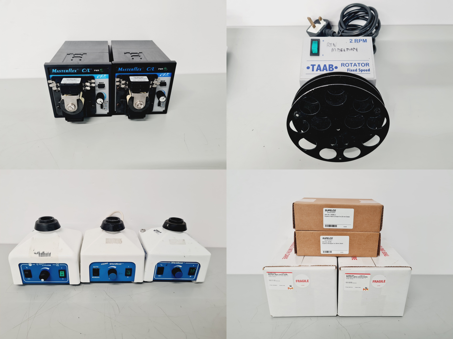 Image of Job Lot of Mixed Benchtop Lab Equipment - Nikon, Sartorius, Bio-Rad, Stuart