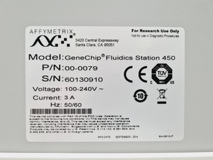 Thumbnail image of GeneChip Fluidics Station  Model:450 Lab