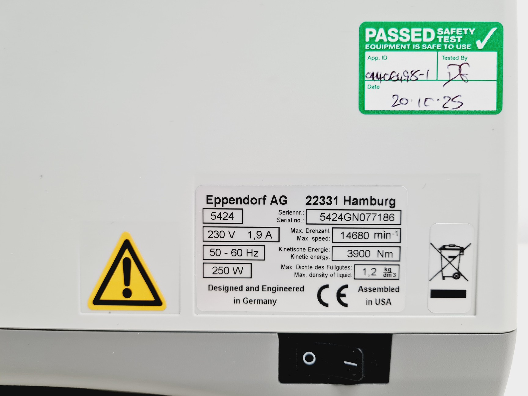 Image of Eppendorf Centrifuge 5424