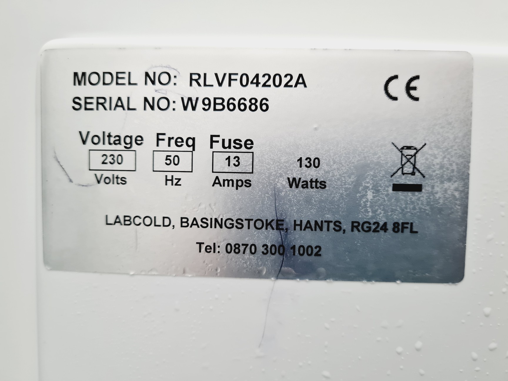 Image of Labcold Sparkfree Labfreezer Model RLVF04202A