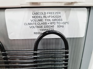 Thumbnail image of Labcold Sparkfree Labfreezer Model RLVF04202A Lab
