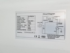 Thumbnail image of Labcold Sparkfree Refrigerator Model: RLPR0514