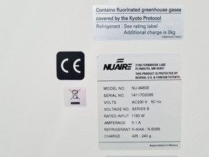 Thumbnail image of Nuaire Model: NU-9483E -86˚c ULT Freezer