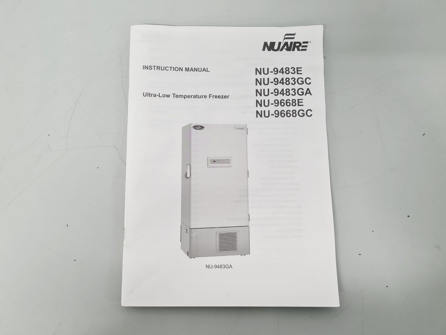 Image of Nuaire NU-9483E -86˚c ULT Ultra Low Temperature Freezer Lab