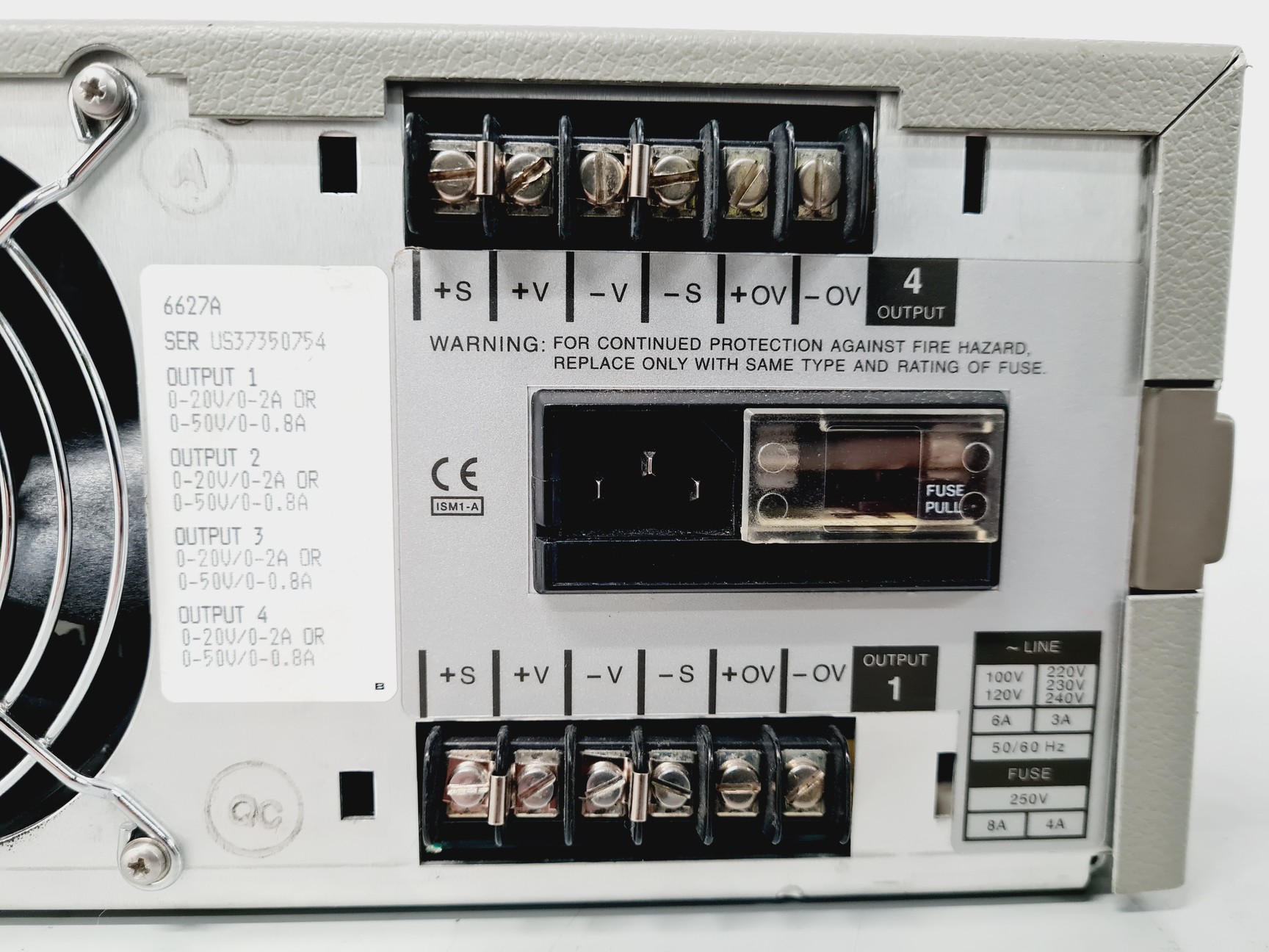 Image of Agilent 6627A System DC Power Supply 