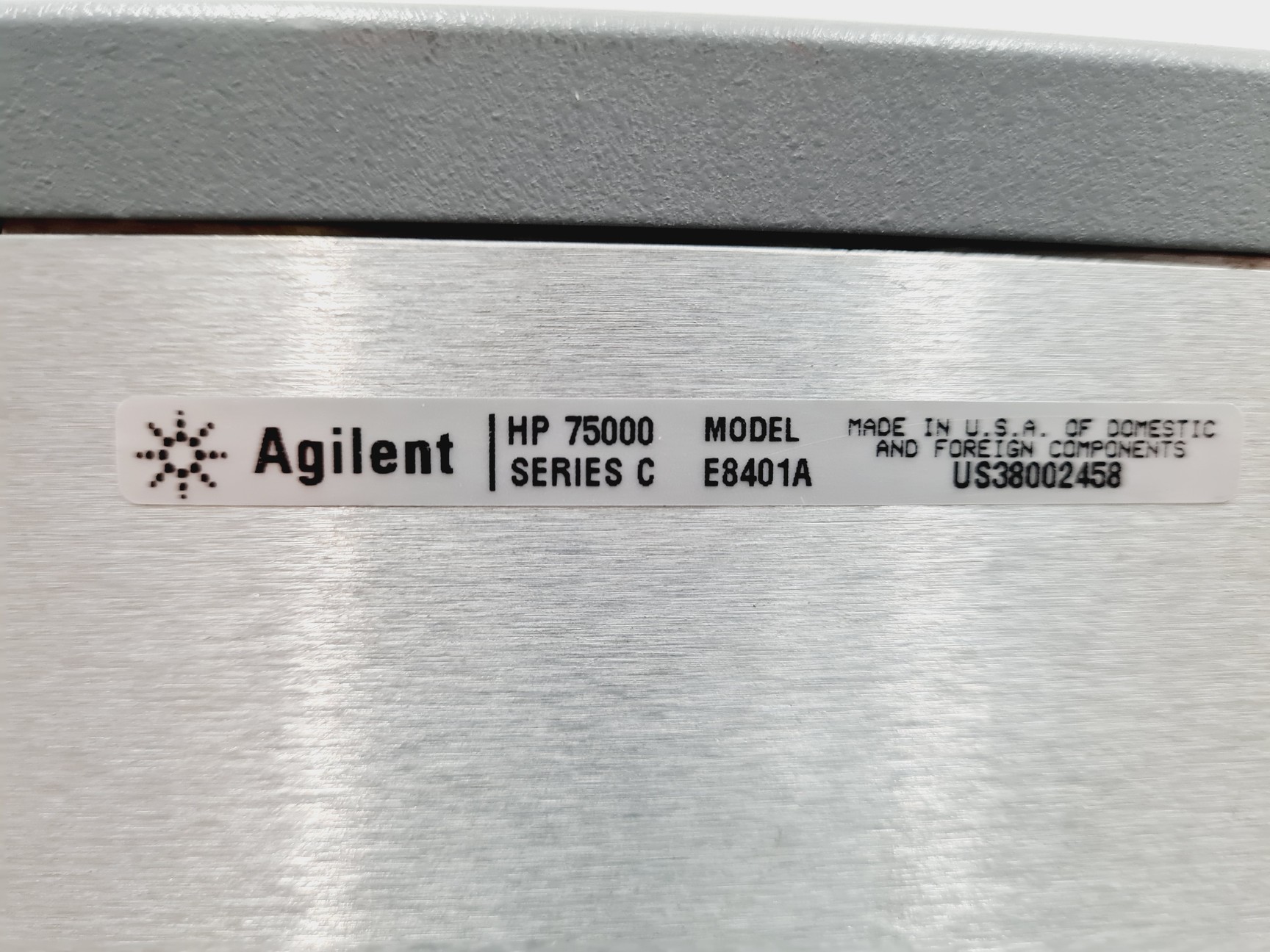 Image of Agilent E8401A VX1 Mainframe