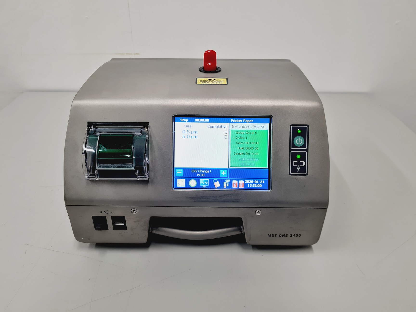 Image of Hach Met One 3400 Portable Airborne Particle Counter Lab