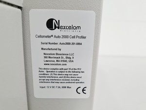 Thumbnail image of Nexcelom Cellometer Auto 2000 Cell Profiler