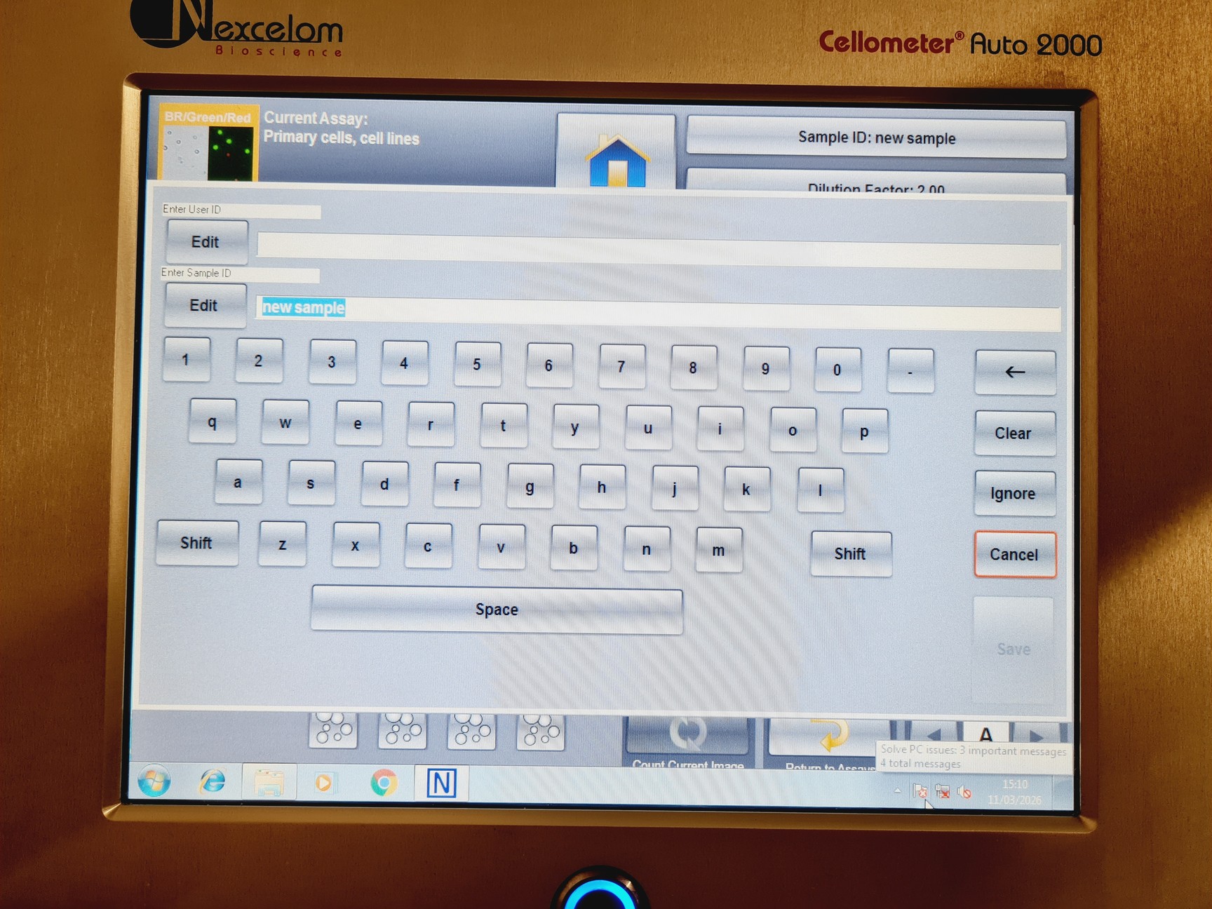Image of Nexcelom Cellometer Auto 2000 Cell Profiler