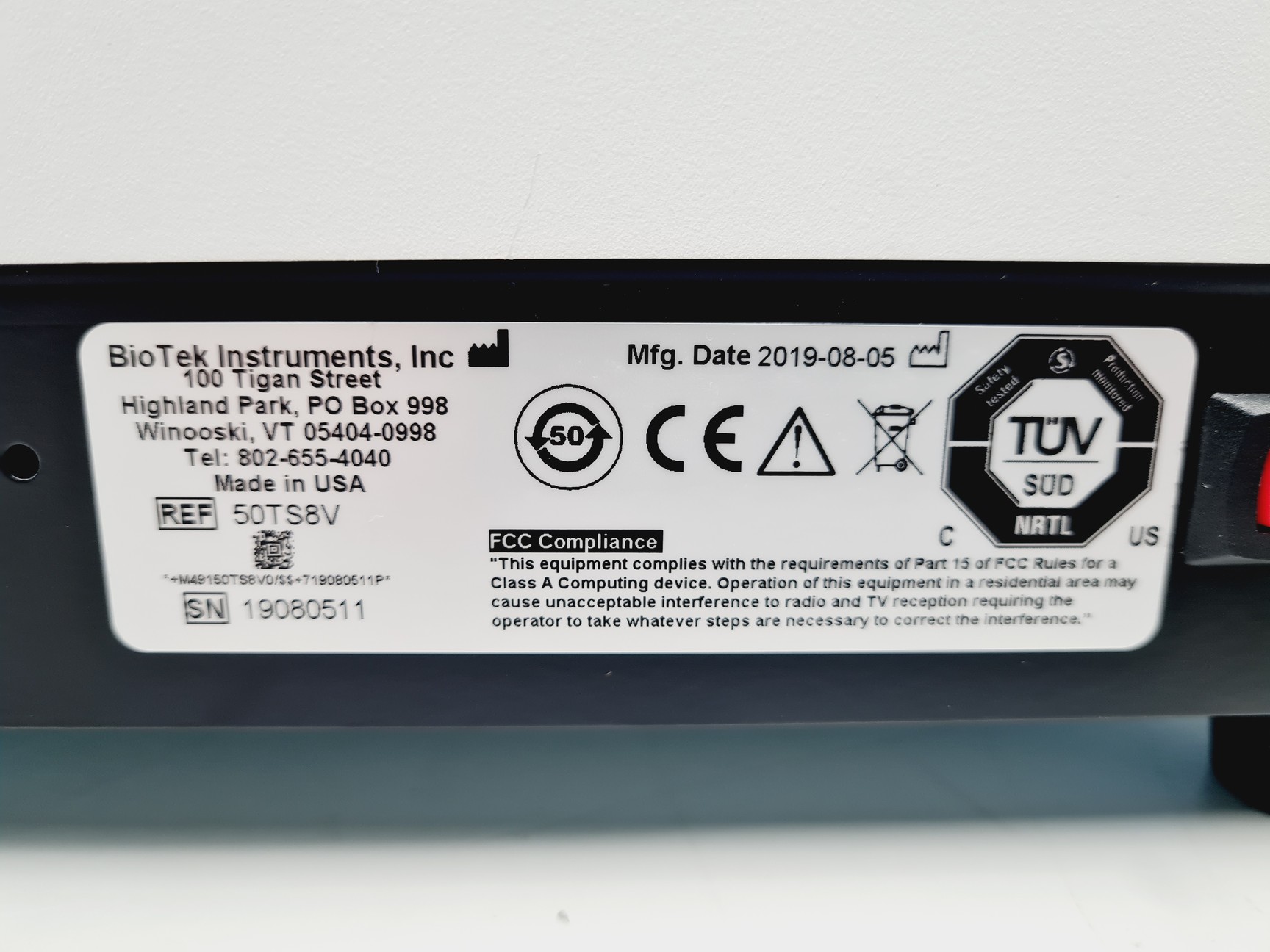 Image of BioTek 50 TS Microplate Washer w/ 3 x Bottles Lab