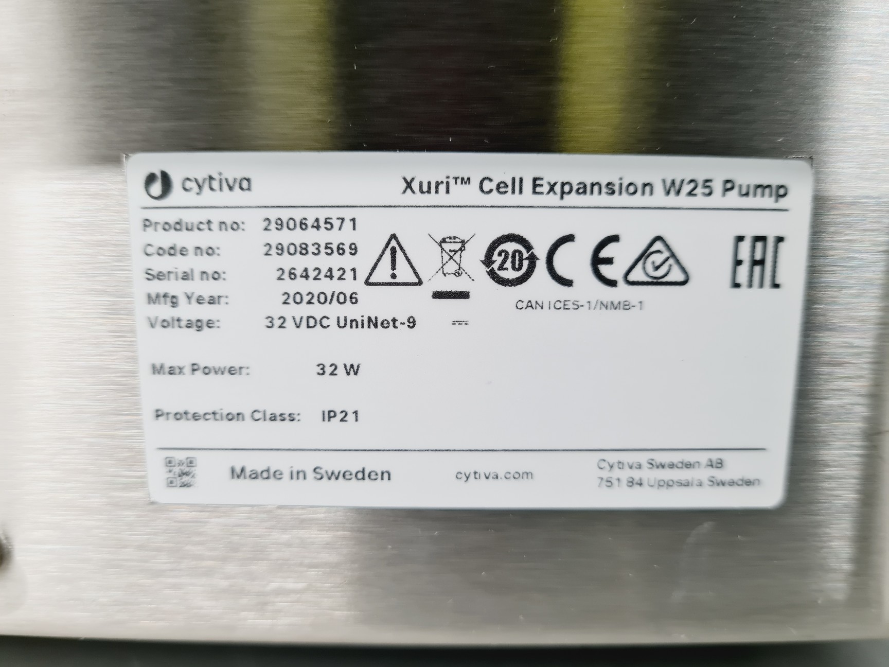 Image of GE Healthcare / Cytiva Xuri Cell Expansion System W25 (2020) Lab