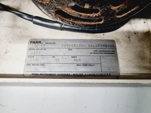 Thumbnail image of Parr 1261 EF Isoperibol Calorimeter - Spares/Repair Lab