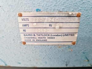 Thumbnail image of Baird & Tatlock AF3H Automatic Fibre Classifier - Spares/Repair Lab