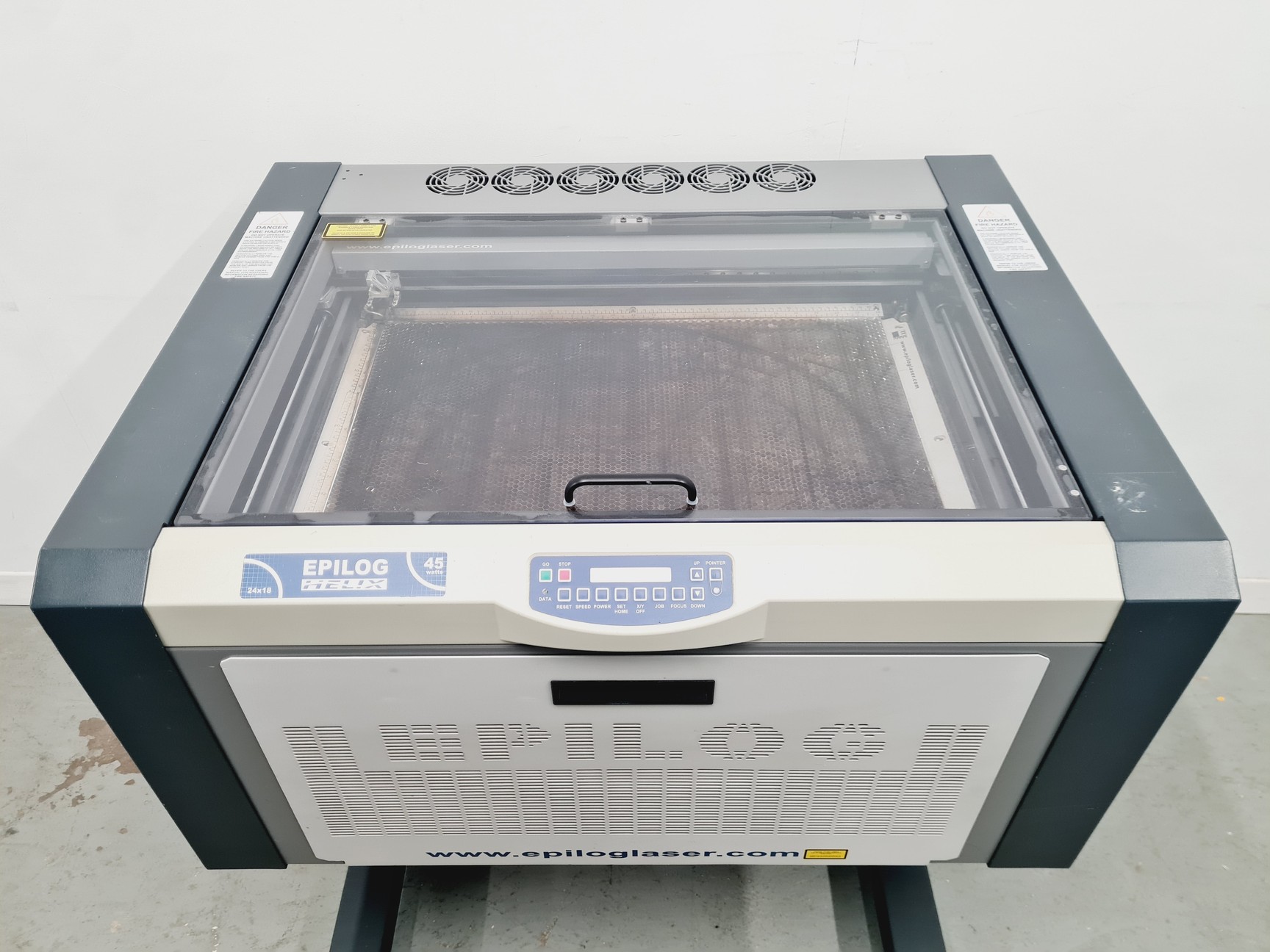 Image of Epilog Helix 24x18 45 Watts Laser Engraver Class 3R Laser