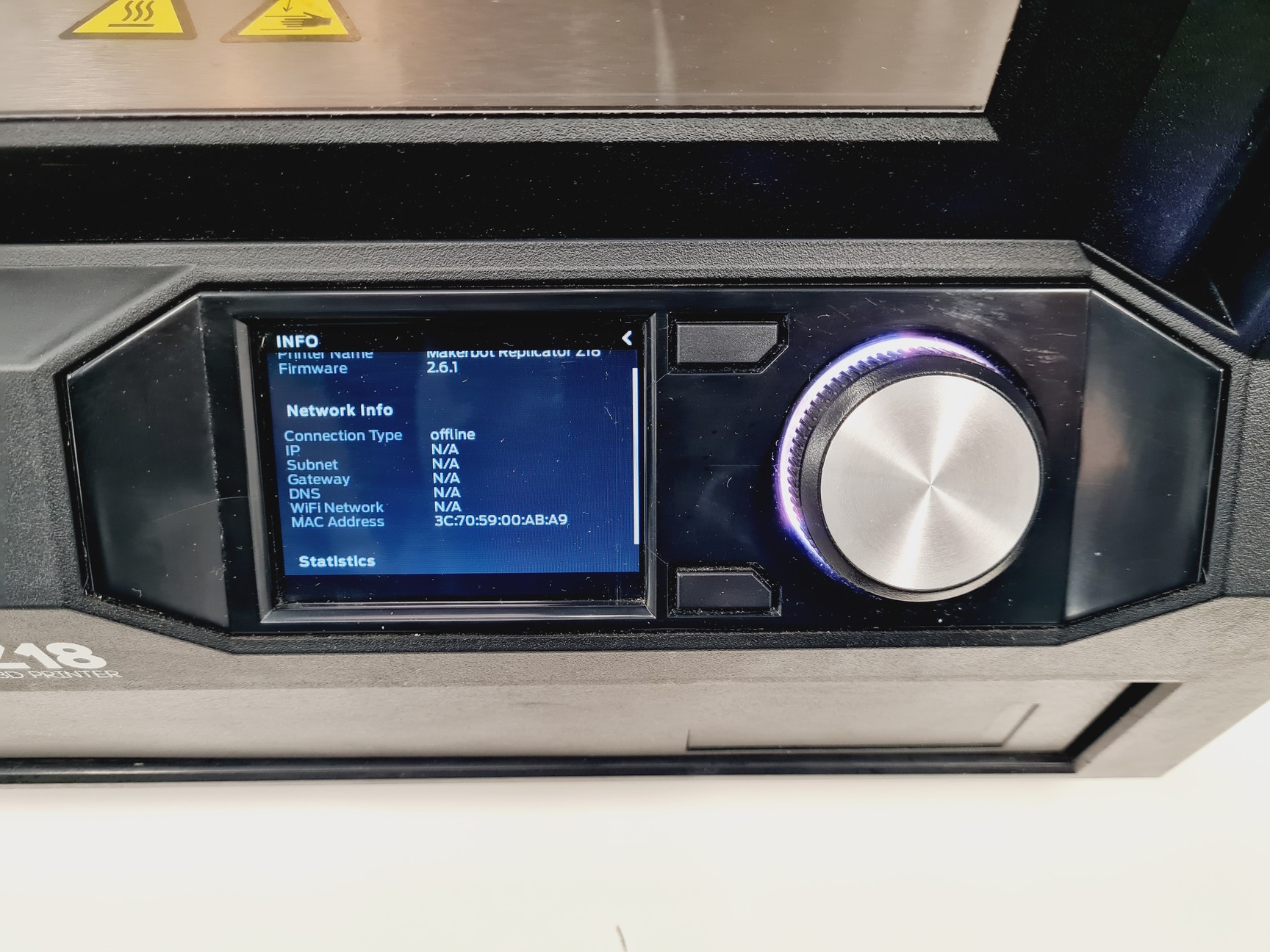 Image of MakerBot Replicator Z18 3D Printer 