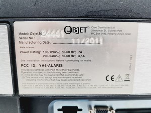 Thumbnail image of Stratasys Objet30 3D Printer 2011 
