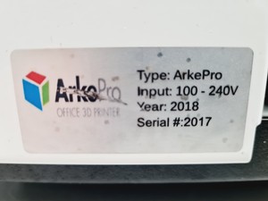 Thumbnail image of Mcor ArkePro Office Professional 3D Printer 2017