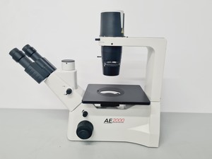 Thumbnail image of Motic AE 2000 Inverted Microscope w 4 x Objectives 4/10/20/40x LWD Spares/Repair