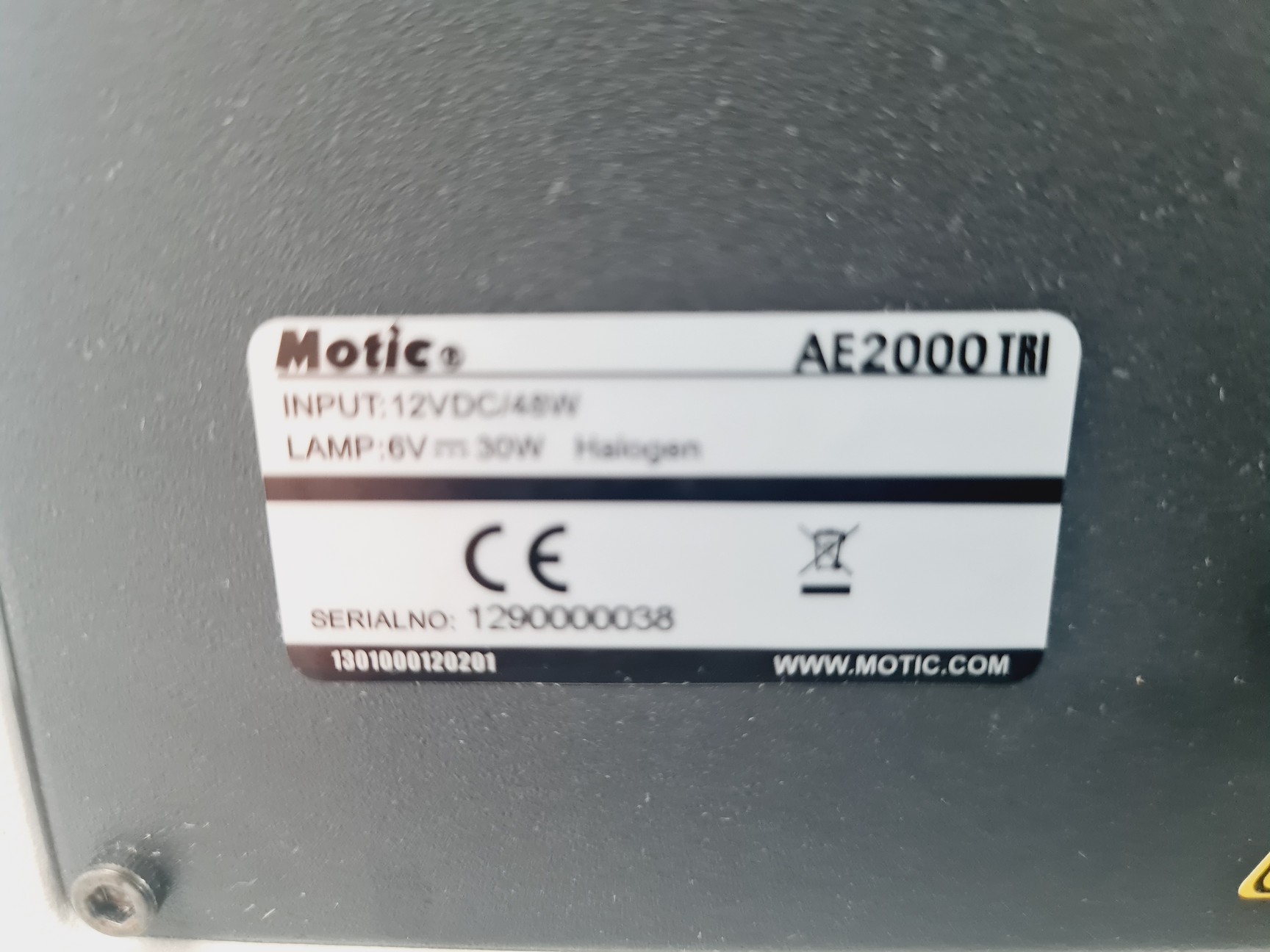 Image of Motic AE 2000 Inverted Microscope w 4 x Objectives 4/10/20/40x LWD Spares/Repair