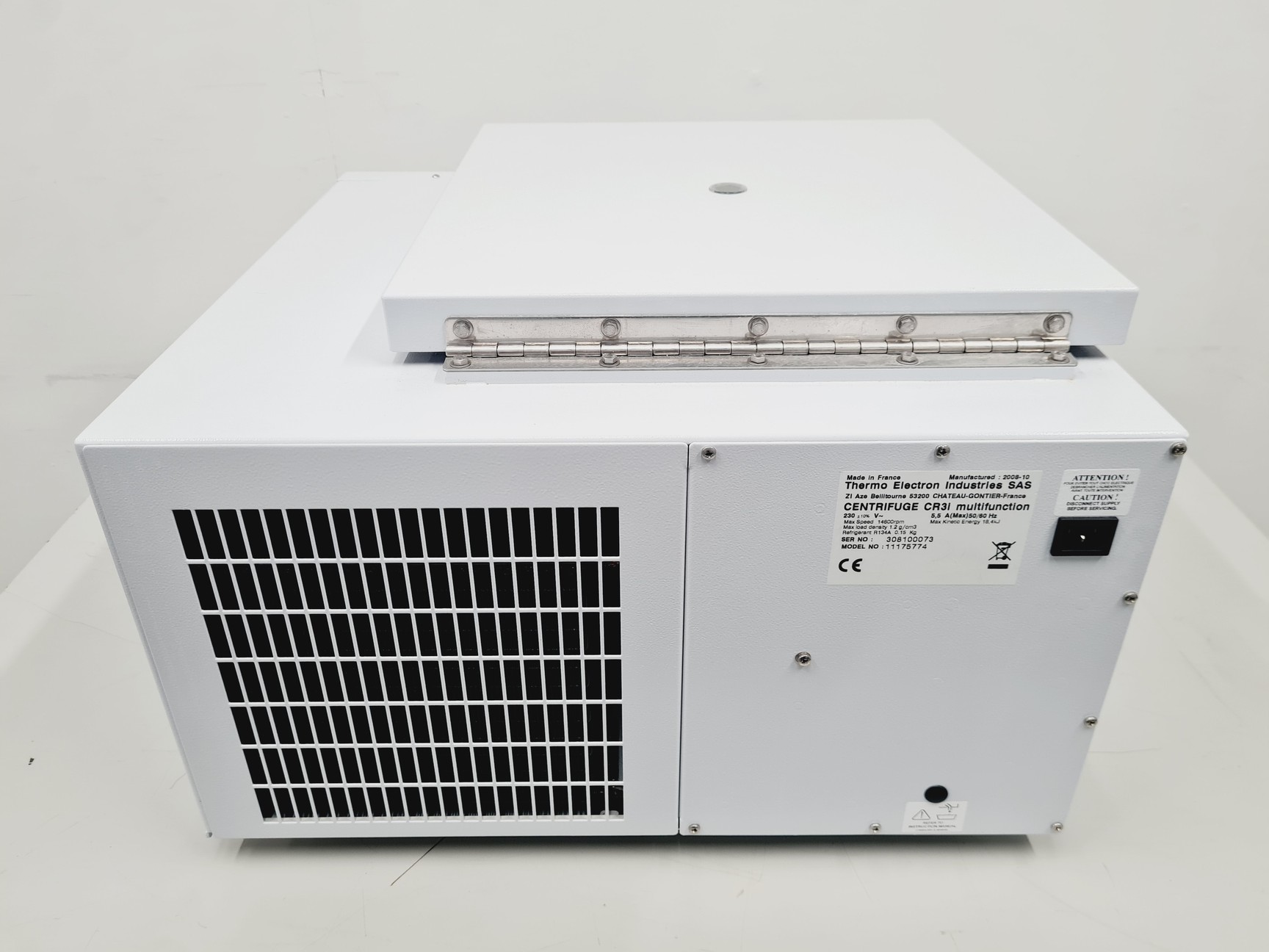 Image of Thermo Scientific Jouan CR3i Centrifuge w/ FiberLite F14-48x1.5/2 Rotor Lab