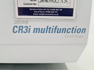 Thumbnail image of Thermo Scientific Jouan CR3i Centrifuge w/ FiberLite F14-48x1.5/2 Rotor Lab