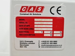 Thumbnail image of CAS Biological Safety Cabinet Model C1YD719ASS - Spares/Repair Lab