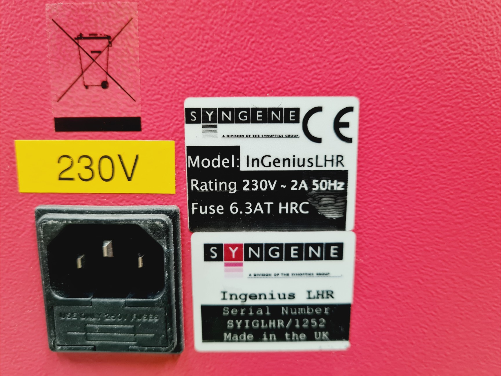 Image of Syngene InGenius LHR Syngene Bio Imaging System (Without UV Lightbox)