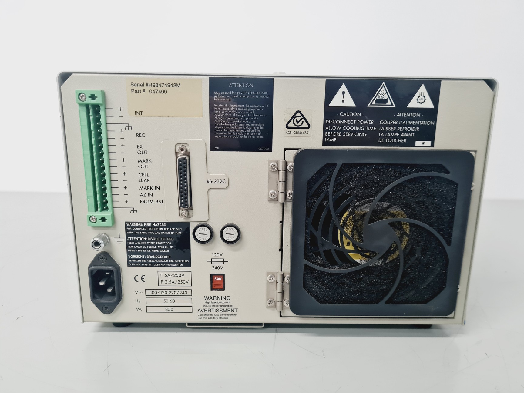 Image of Waters 474 Scanning Fluorescence Detector 