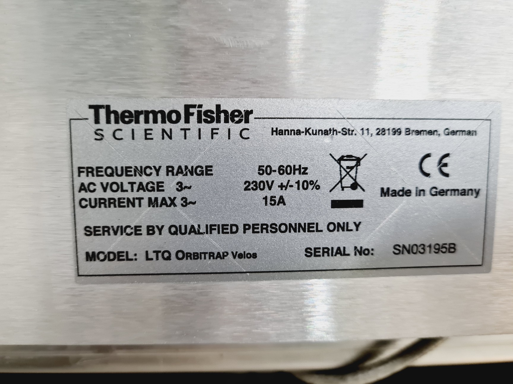 Image of Thermo Scientific LTQ-Velos-ETD with LTQ Orbitrap Velos Mass Spectrometer