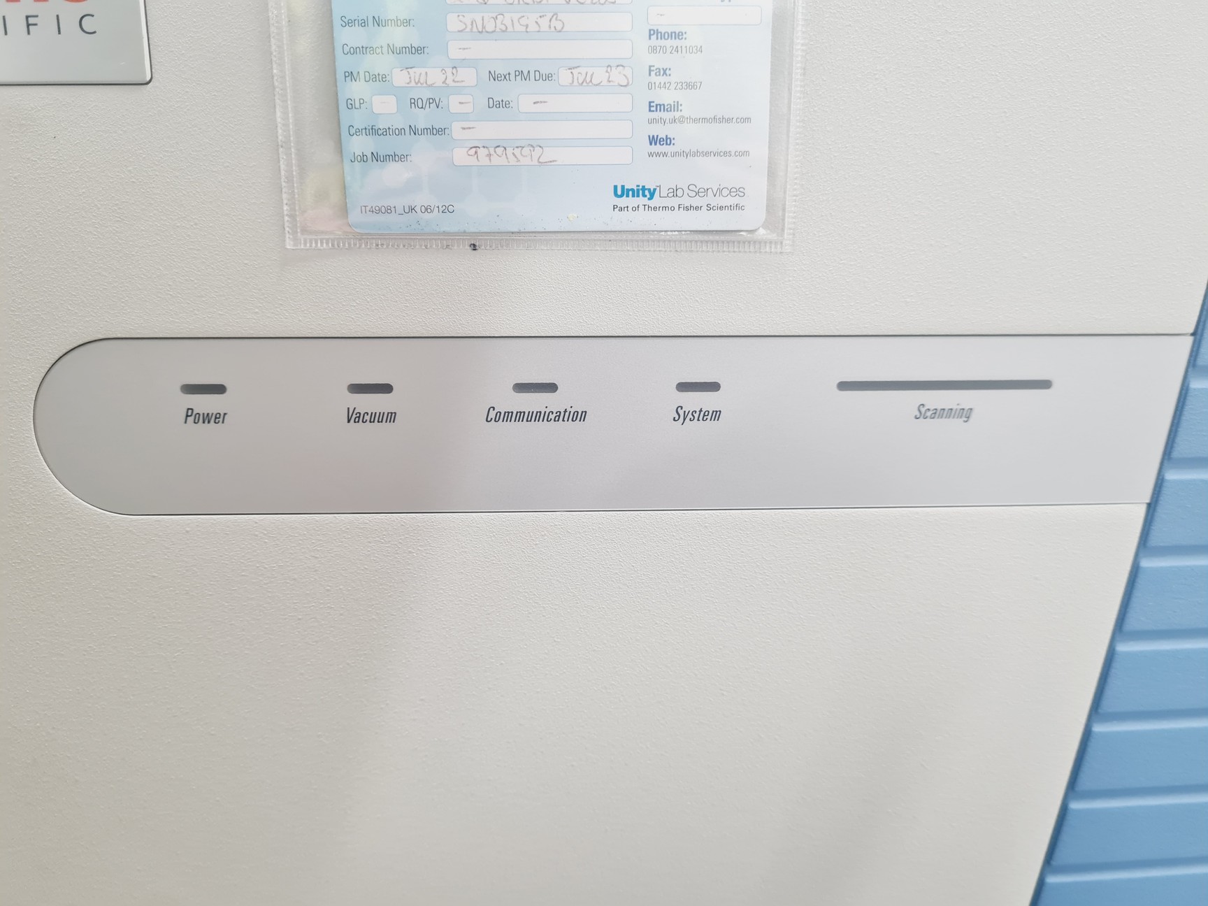 Image of Thermo Scientific LTQ-Velos-ETD with LTQ Orbitrap Velos Mass Spectrometer