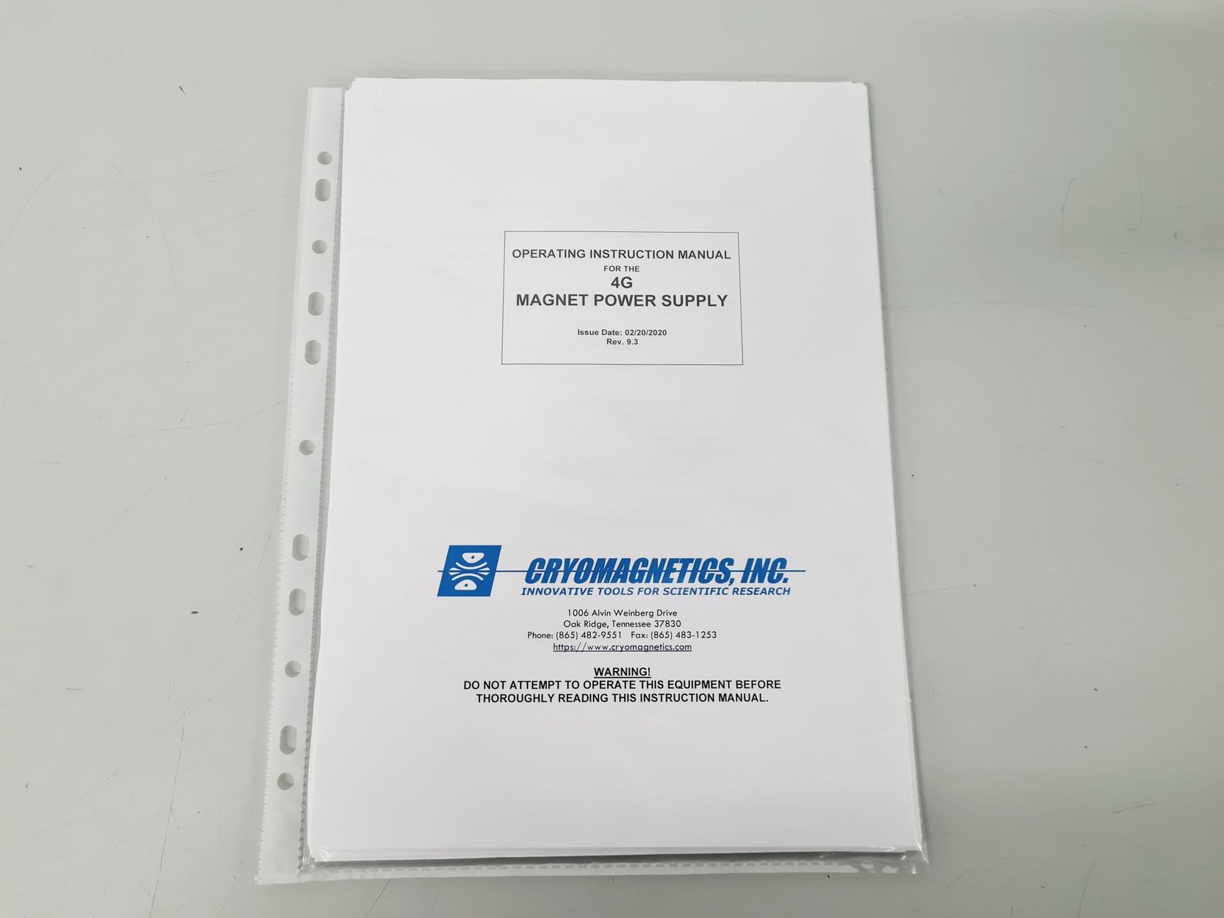 Image of Cryomagnetics Model 4G Superconducting Magnet Power Supply