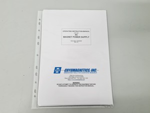 Thumbnail image of Cryomagnetics Model 4G Superconducting Magnet Power Supply