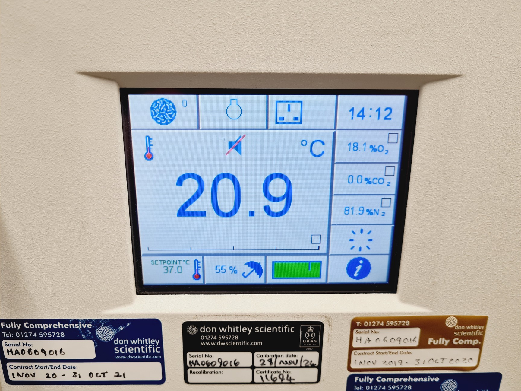 Image of DW Scientific Whitley H35 Hypoxystation