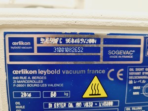 Thumbnail image of Sogevac SV65 BI FC Vacuum Pump