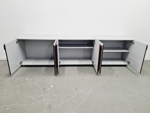 Thumbnail image of Set of 5 S+B Under Bench Lab Storage, 3 x 2 Door Cupboards, 2 x 3 Drawer Chests