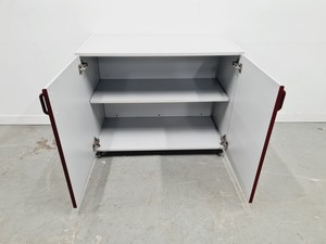 Thumbnail image of Set of 5 S+B Under Bench Lab Storage, 3 x 2 Door Cupboards, 2 x 3 Drawer Chests
