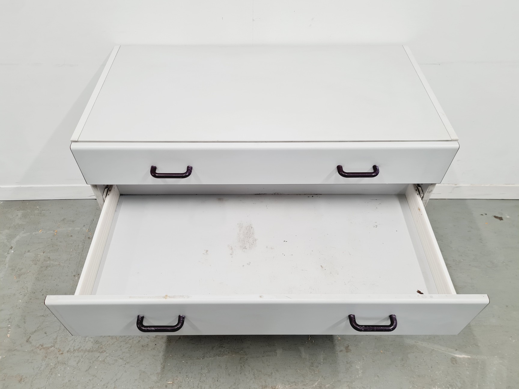 Image of Set of 5 S+B Under Bench Lab Storage, 3 x 2 Door Cupboards 2 x 3 Drawer Chests