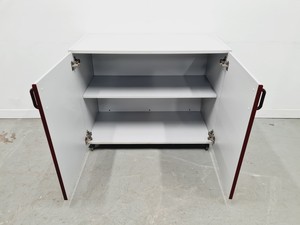 Thumbnail image of Set of 5 S+B Under Bench Lab Storage, 3 x 2 Door Cupboards, 2 x 3 Drawer Chests