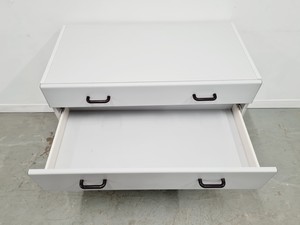 Thumbnail image of Set of 5 S+B Under Bench Lab Storage, 3 x 2 Door Cupboards, 2 x 3 Drawer Chests