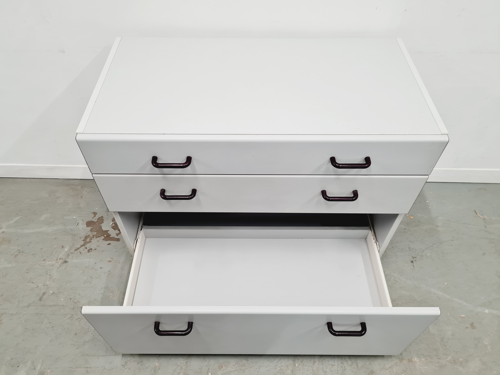 Image of Set of 5 S+B Under Bench Lab Storage, 3 x 2 Door Cupboards, 2 x 3 Drawer Chests