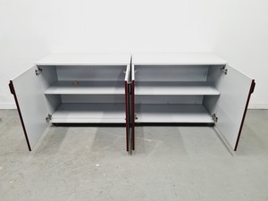 Thumbnail image of Set of 4 S+B Under Bench Lab Storage, 2 x 2 Door Cupboards, 2 x 3 Drawer Chests