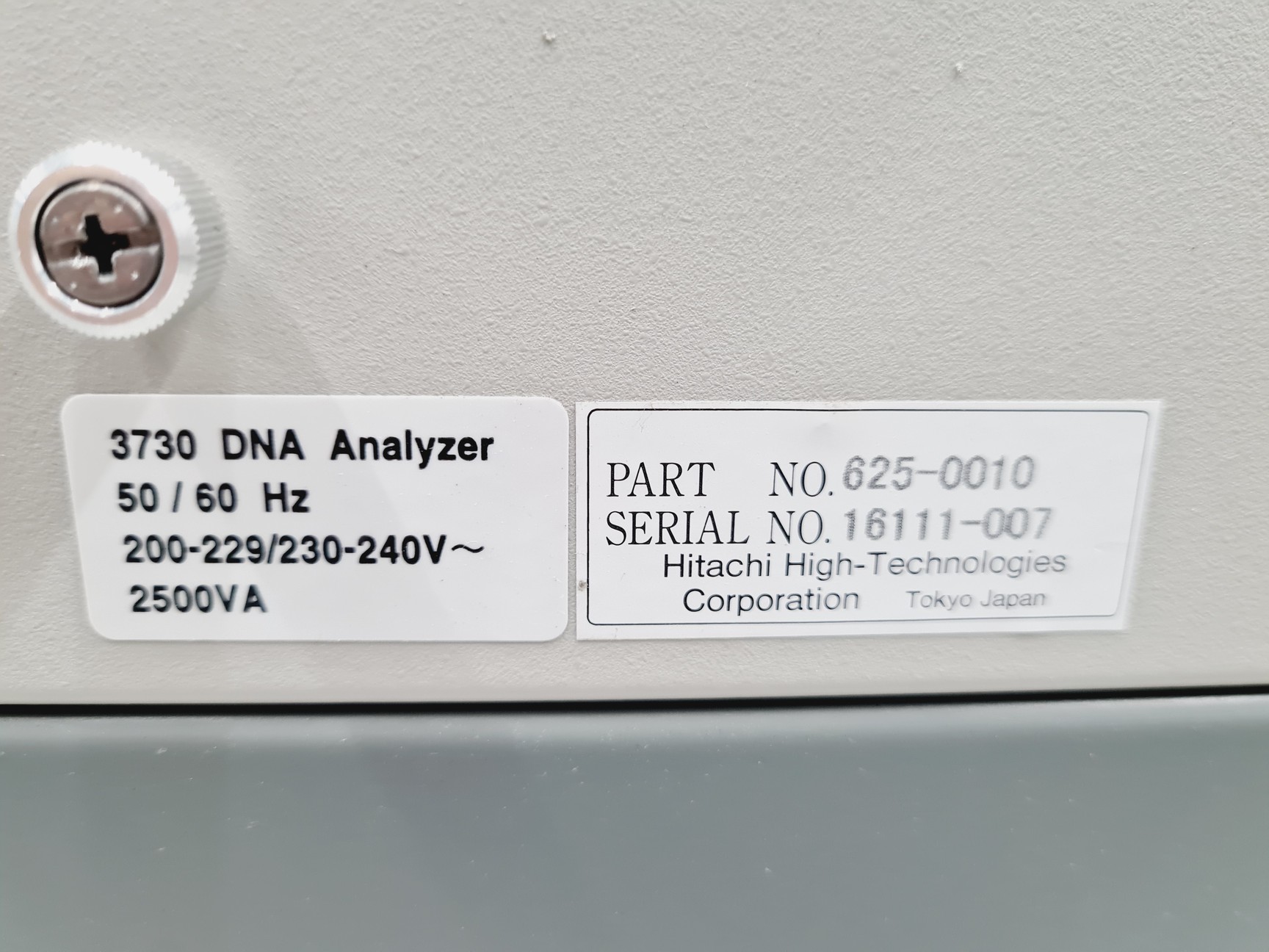 Image of Applied Biosystems 3730 DNA Analyzer Lab