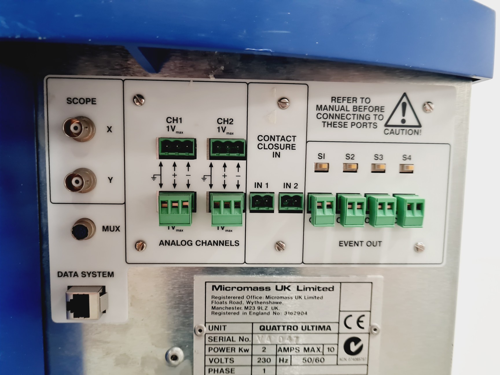 Image of Micromass Quattro Ultima Liquid Chromatography Mass Spectrometer (LC-MS) Lab