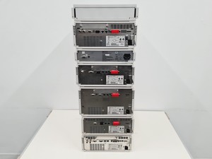 Thumbnail image of Hewlett Packard Series 1100 HPLC System - FLD, Degasser, QuatPump, ALS, ColComp